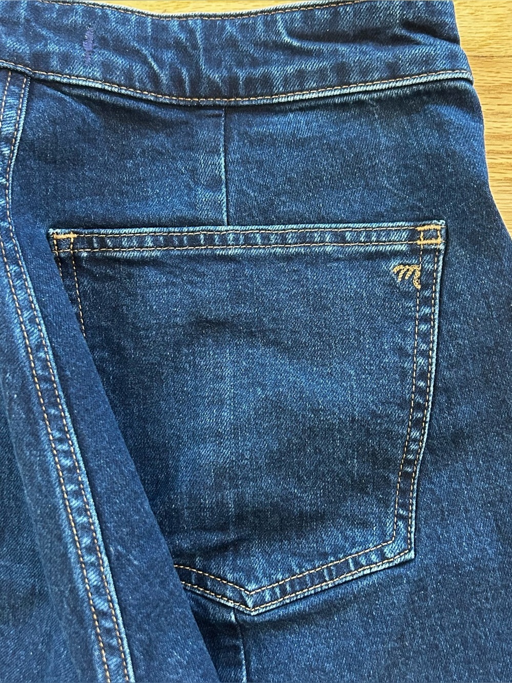 Madewell Curvy Emmett Wide Leg Jeans Dark Wash High Rise Size 29 Denim - Picture 10 of 14